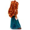 imageDISNEY STORE Official Princess Plush Doll Mulan Medium 14 Inches Soft Plushy with Embroidered Features Princess Toys for Girls Disney Dolls Stuffed Animals for GirlsMerida