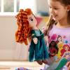 imageDISNEY STORE Official Princess Plush Doll Mulan Medium 14 Inches Soft Plushy with Embroidered Features Princess Toys for Girls Disney Dolls Stuffed Animals for GirlsMerida