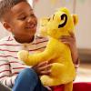 imageDISNEY STORE Official Simba Medium Soft Toy for Kids Cuddly Character with Fuzzy Texture and Embroidered Details Furry Mane and Tail Tuft Disney Plushy Suitable for All Ages