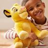 imageDISNEY STORE Official Simba Medium Soft Toy for Kids Cuddly Character with Fuzzy Texture and Embroidered Details Furry Mane and Tail Tuft Disney Plushy Suitable for All Ages