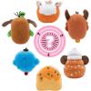 imageDisney Munchlings Terrifying Treats Collection  Mystery Box  Plush Toys  Scented  Detailed Micro Plush Sculpting Embroidered Features Soft ampamp Squeezable Fill Blind Pack 1 of 7 CharactersCarnival Confections