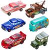 imageDisney Store Action Toys Lightning McQueen Mack Hauler Toy Truck with 6 PullBack Toy Cars  Includes Lightning McQueen Disney Cars Toys LightUp Features and Customizable Sticker Sheets