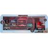 imageDisney Store Action Toys Lightning McQueen Mack Hauler Toy Truck with 6 PullBack Toy Cars  Includes Lightning McQueen Disney Cars Toys LightUp Features and Customizable Sticker Sheets