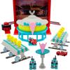 imageDisney Store Action Toys Pixar Car Play Set  Toolbox Case with Lightning McQueen ampamp Tow Mater Die Cast Cars Launcher Junkyard Shack and Accessories  Inspired by Disney Pixar Cars Films ampamp Cars LandFlo