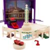 imageDisney Store Action Toys Pixar Car Play Set  Toolbox Case with Lightning McQueen ampamp Tow Mater Die Cast Cars Launcher Junkyard Shack and Accessories  Inspired by Disney Pixar Cars Films ampamp Cars LandRamon