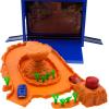 imageDisney Store Action Toys Pixar Car Play Set  Toolbox Case with Lightning McQueen ampamp Tow Mater Die Cast Cars Launcher Junkyard Shack and Accessories  Inspired by Disney Pixar Cars Films ampamp Cars LandWilly