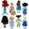 imageDisney Store Dolls ampamp Games Once Upon a Story Princess Toys Set with 8 Poseable Mini Dolls Cinderella Ariel Belle Tiana Rapunzel Elsa Moana ampamp Mirabel  Reusable Window Carry Case with Handle