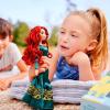 imageDisney Store Girls Princess Classic Doll Merida 11 Inches Includes Brush with Molded Details Fully Posable Toy in Classic OutfitMerida