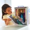 imageDisney Store Girls Princess Story Doll Anna from Frozen 11 Inches Includes Coloring Book and Additional Dress Princess Doll in Classic Outfit Princess Toys