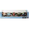 imageDisney Store Official Cars Pull N Race Series Set  Die Cast Metal 143 Scale 15th Anniversary Edition Cars Toys Multi Pac with Window Display