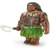 imageDisney Store Official Maui Talking Action Figure with LightUp Fish Hook Sculpted Necklace ampamp Leaf Skirt Poseable Moana Toys for Kids Features Movie Phrases ampamp 8 Points of Articulation