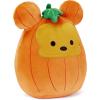 imageDisney Store Official Mickey Mouse Pumpkin Squishmallows Plush  11 Inch Disney Halloween Stuffed Animal with Embroidered Features Detailed Plush Sculpting and Soft Squishy Fill