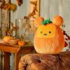imageDisney Store Official Mickey Mouse Pumpkin Squishmallows Plush  11 Inch Disney Halloween Stuffed Animal with Embroidered Features Detailed Plush Sculpting and Soft Squishy Fill