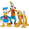 imageDisney Store Official Mickey Mouse ampamp Friends Articulated Figure Set  Fab Five Toy Action Figures Set  Includes Mickey Minnie Donald Pluto ampamp Goofy  Articulated 8 Toys with Scenic Display Box