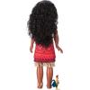 imageDisney Store Official Moana 2 Singing Doll  Poseable Disney Princess Toy with Authentic Costume Heart of Te Fiti Necklace Heihei Figure Sings Were Back Styled Hair Window Packaging