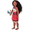 imageDisney Store Official Moana 2 Singing Doll  Poseable Disney Princess Toy with Authentic Costume Heart of Te Fiti Necklace Heihei Figure Sings Were Back Styled Hair Window Packaging