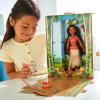 imageDisney Store Official Princess Story Doll  Tinker Bell from Peter Pan 11 Inches Includes Coloring Area and Additional Dress Classic Outfit Perfect for GirlsMoana