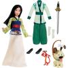 imageDisney Store Official Princess Story Doll  Tinker Bell from Peter Pan 11 Inches Includes Coloring Area and Additional Dress Classic Outfit Perfect for GirlsMulan