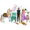 imageDisney Store Official Rapunzel Classic Doll Gift Set  Disney Princess Doll Playset Featuring Rapunzel Flynn Rider Maximus Pascal ampamp Accessories  Tangled Toys for Girls