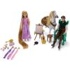 imageDisney Store Official Rapunzel Classic Doll Gift Set  Disney Princess Doll Playset Featuring Rapunzel Flynn Rider Maximus Pascal ampamp Accessories  Tangled Toys for Girls