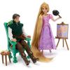 imageDisney Store Official Rapunzel Classic Doll Gift Set  Disney Princess Doll Playset Featuring Rapunzel Flynn Rider Maximus Pascal ampamp Accessories  Tangled Toys for Girls