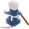 imageDisney Store Official Ratatouille Rat Plush  Master Chef Remy Stuffed Animal with Chefs Hat ampamp Apron Soft Plush Fabric Felt Spoon Detailed Sculpting Embroidered Features  Small 9