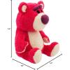 imageDisney Store Official Weighted Plush  Lotso Huggin Bear  Soft Stuffed Animal with Shaggy Coat  25 lb Removable Weight  Ideal Toy Story Toy for Snuggling