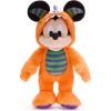 imageDISNEY STORE Official Minnie Mouse Halloween Plush  Disney Halloween Stuffed Animal with Embroidered Features Detailed Plush Sculpting Satin Print Dress Bow Felt Teeth and Cyclops EyeMickey
