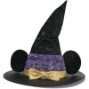 imageDISNEY STORE Official Minnie Mouse Witch Hat for Kids  Halloween Party Costume Accessory with Golden Flecks Ears Organza Hatband and Wired Brim  Fits Most  Matches Minnie Mouse Witch Costume