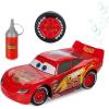 imageDisney Store Official Lightning McQueen BubbleBlowing Remote Control Car  24GHZ RC Cars with Bubble Fluid Refill  Toddler Boy Toys Inspired by Pixars Cars  Light Up Fun for Little Racers