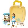 imageDisney Store Official Rapunzel Once Upon a Story Mini Doll Playset Tangled 5 Inch Princess Dolls Girl Toys Birthday Gifts for 4 Year Old GirlsBelle