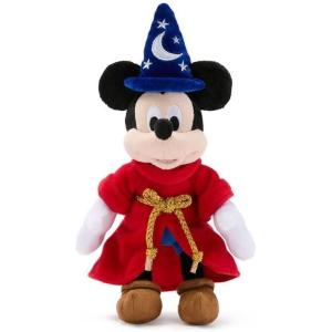 imageDISNEY STORE Mini Bean Bag Plushies  Stitch  Cute Stuffed Animal with Detailed Sculpting Embroidered Features Bean Bag Bottom Plush Toys for KidsSorcerer Mickey
