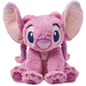 imageDISNEY STORE Official Angel Medium Soft Toy for Kids Cuddly Character with Fuzzy Texture and Embroidered Details Flexible Floppy Ears Disney Plushy Suitable for All AgesAngel