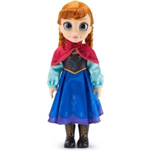 imageDISNEY STORE Official Anna Once Upon a Story Doll  16 Inch Disney Princess Toys Featuring Reflective Eyes with 3D Pupil and Iris Detailed Costume Hair Comb ampamp Shoes  Comes in Display BoxAnna
