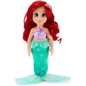 imageDISNEY STORE Official Anna Once Upon a Story Doll  16 Inch Disney Princess Toys Featuring Reflective Eyes with 3D Pupil and Iris Detailed Costume Hair Comb ampamp Shoes  Comes in Display BoxAriel