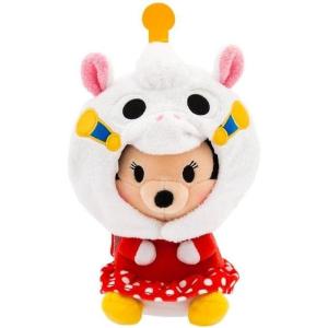 imageDISNEY STORE Official Mini MixIts Plushies  Alice  Cute Stuffed Animals  Mix ampamp Match Detachable Hats  Hook and Loop Strap  Plush Toys for Kids and Collectors 7 InchMinnie Mouse