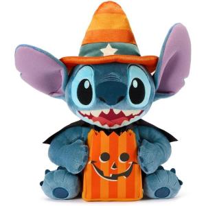 imageDISNEY STORE Official Minnie Mouse Halloween Plush  Disney Halloween Stuffed Animal with Embroidered Features Detailed Plush Sculpting Satin Print Dress Bow Felt Teeth and Cyclops EyeStitch
