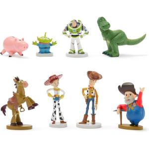 imageDISNEY STORE Official Once Upon a Story Figure Set  8 Fully Sculpted Disney Figures Including Cinderella Ariel Belle Jasmine Tiana ampamp More in DoubleTiered Box with Scenic BackgroundsToy Story