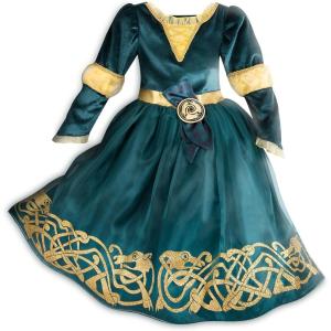 imageDISNEY STORE Official Princess Halloween Costume for Kids  Disney Princess Dresses  Dress up Clothes for Pretend PlayMerida