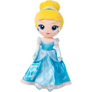 imageDISNEY STORE Official Princess Plush Doll Mulan Medium 14 Inches Soft Plushy with Embroidered Features Princess Toys for Girls Disney Dolls Stuffed Animals for GirlsCinderella
