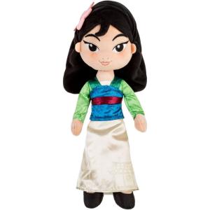 imageDISNEY STORE Official Princess Plush Doll Mulan Medium 14 Inches Soft Plushy with Embroidered Features Princess Toys for Girls Disney Dolls Stuffed Animals for GirlsMulan