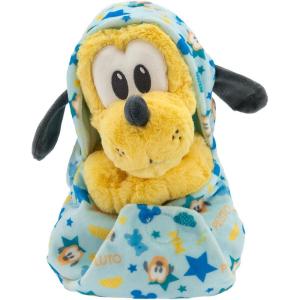 imageDISNEY STORE UnisexChildren Babies Collection Stitch Plush in Swaddle with Detailed Plush Features  Official Soft Toy  Stuffed Animals for BabiesPluto