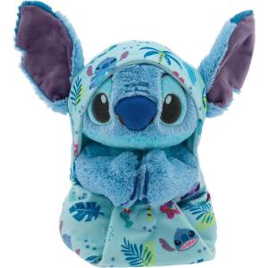 imageDISNEY STORE UnisexChildren Babies Collection Stitch Plush in Swaddle with Detailed Plush Features  Official Soft Toy  Stuffed Animals for BabiesStitch