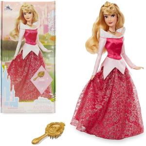 imageDisney Store Girls Princess Classic Doll Merida 11 Inches Includes Brush with Molded Details Fully Posable Toy in Classic OutfitAurora