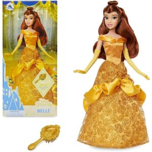 imageDisney Store Girls Princess Classic Doll Merida 11 Inches Includes Brush with Molded Details Fully Posable Toy in Classic OutfitBelle
