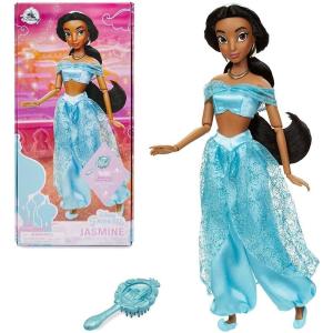 imageDisney Store Girls Princess Classic Doll Merida 11 Inches Includes Brush with Molded Details Fully Posable Toy in Classic OutfitJasmine
