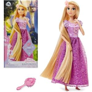 imageDisney Store Girls Princess Classic Doll Merida 11 Inches Includes Brush with Molded Details Fully Posable Toy in Classic OutfitRapunzel