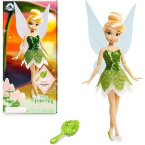 imageDisney Store Girls Princess Classic Doll Merida 11 Inches Includes Brush with Molded Details Fully Posable Toy in Classic OutfitTinker Bell