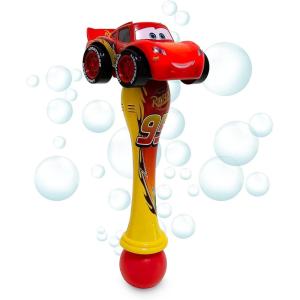 imageDisney Store Official Cars Lightning McQueen LightUp Bubble Wand  Interactive LED Toy Perfect for Kids ampamp Fans Authentic Movie Design Ideal Outdoor Play ampamp Parties Durable and Safe for All Ages