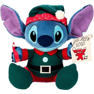imageDisney Store Official Holiday Plush  Stitch Stuffed Animals with Embroidered Details Plush Sculpting Christmas Collection Soft Toys Suitable for All Ages